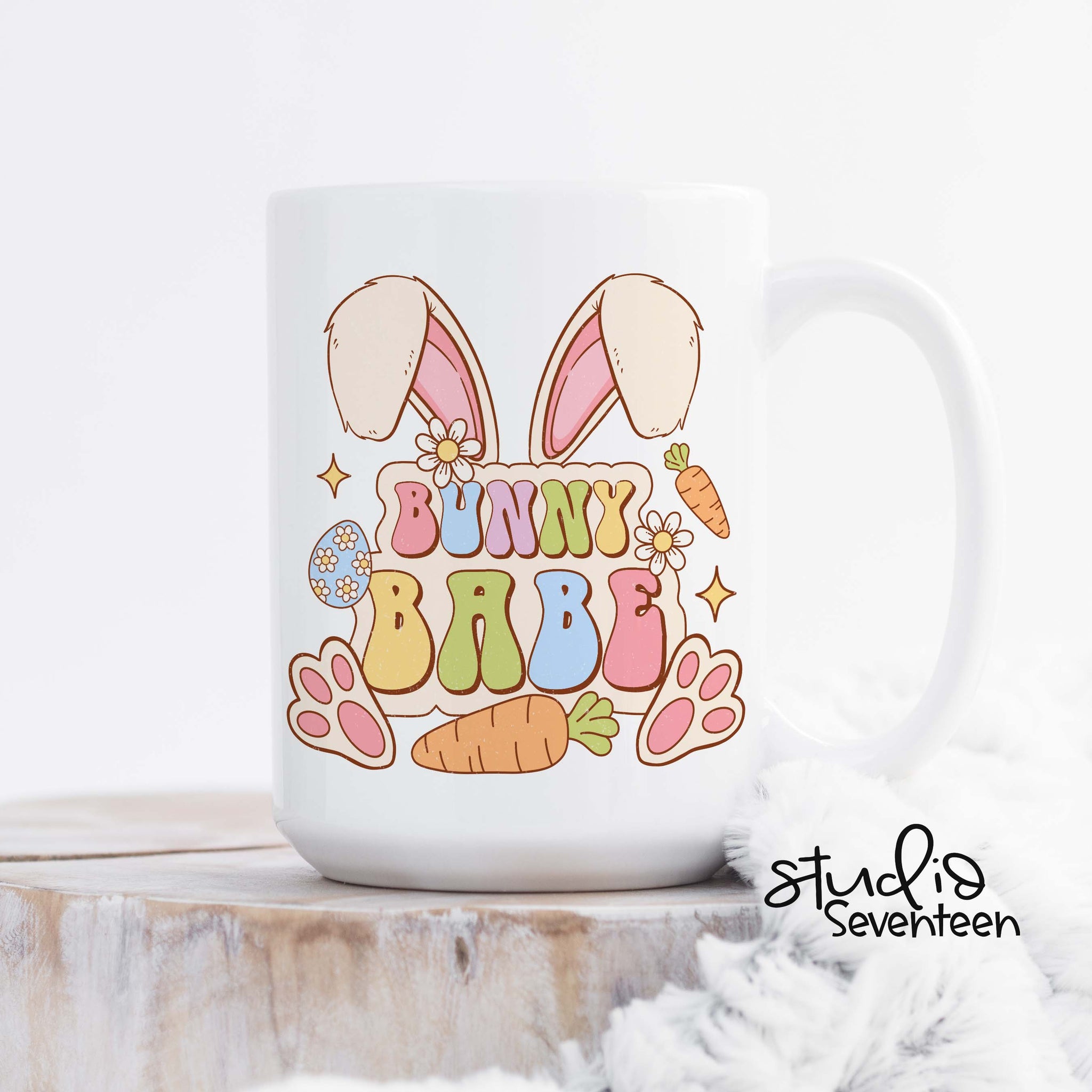 Bunny Babe Easter Coffee Mug
