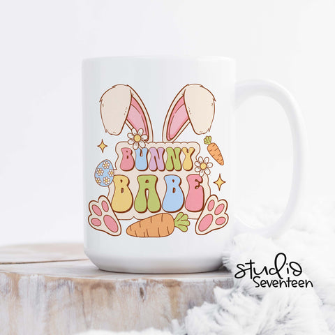 Bunny Babe Easter Coffee Mug