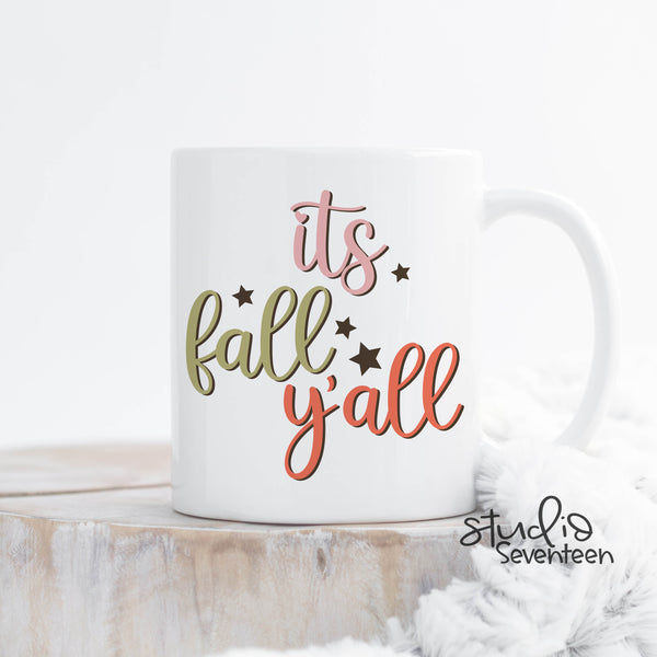 It's Fall Y'all Coffee Mug