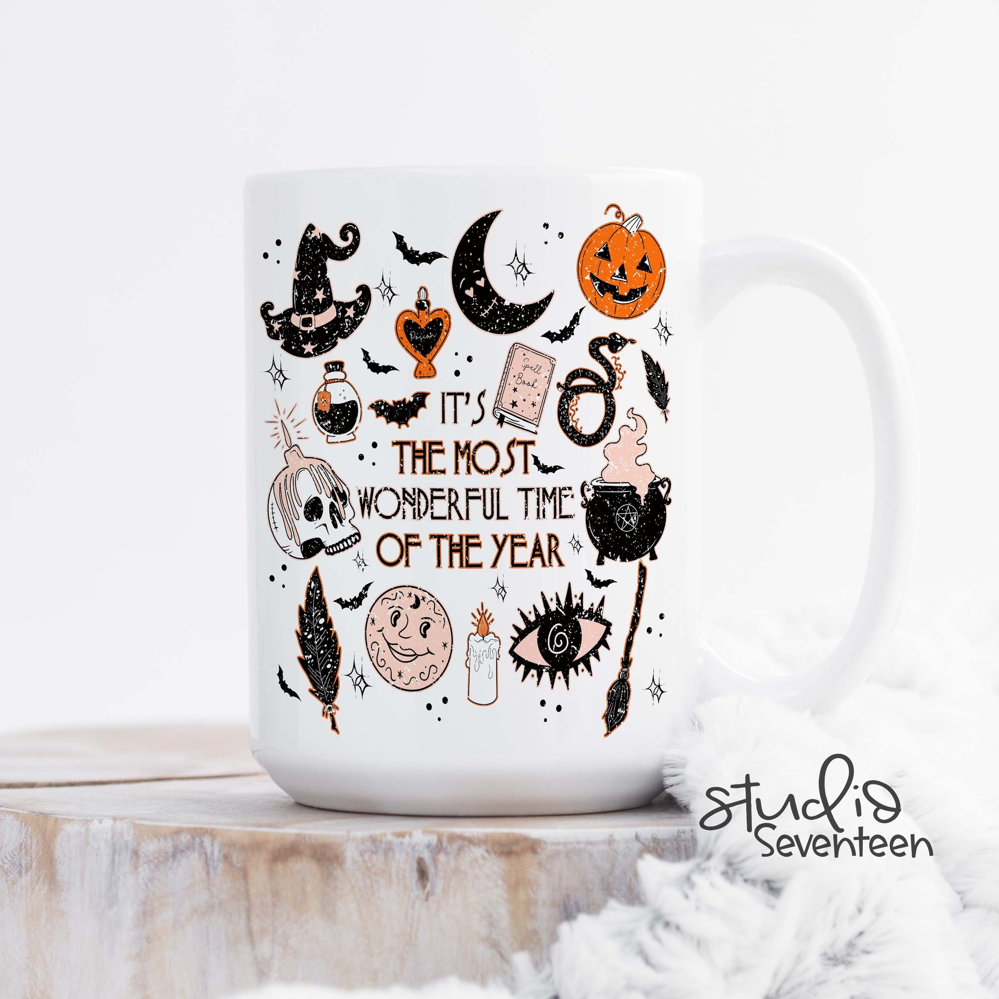 It's The Most Wonderful Time of Year Fall and Halloween Coffee Mug