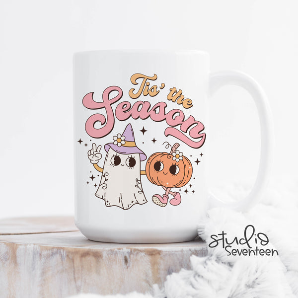 Tis The Season Fall Coffee Mug, Pumpkin Spice