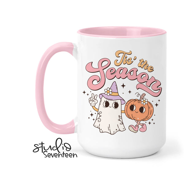 Tis The Season Fall Coffee Mug, Pumpkin Spice
