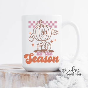 Tis The Season Retro Fall Coffee Mug