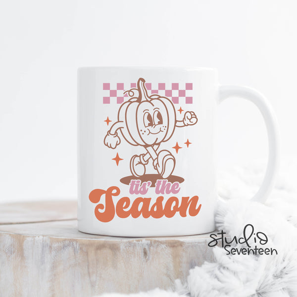 Tis The Season Retro Fall Coffee Mug