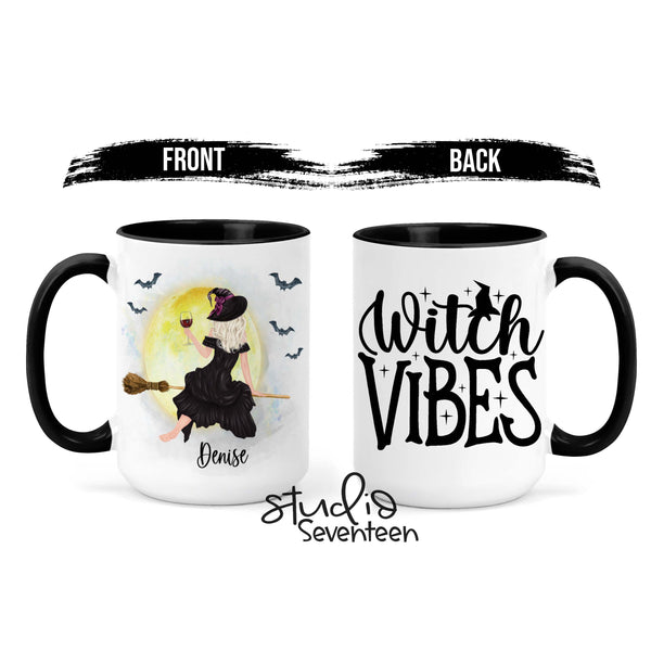 Personalized Halloween Witches Mug - Witch Vibes