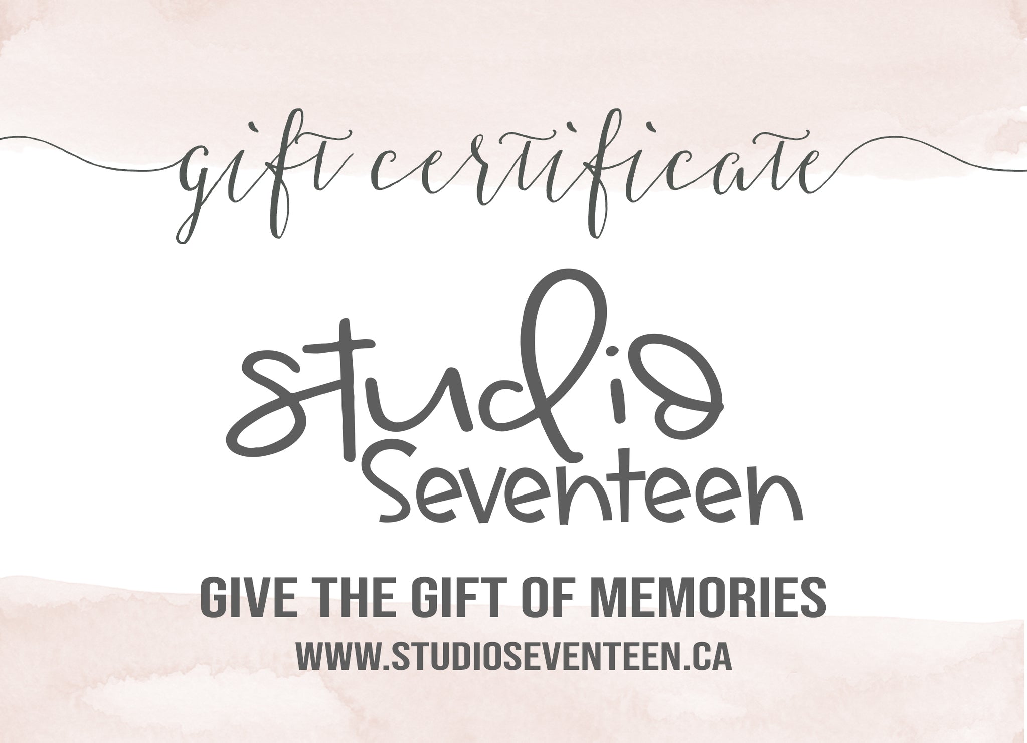 Studio Seventeen Gift Card