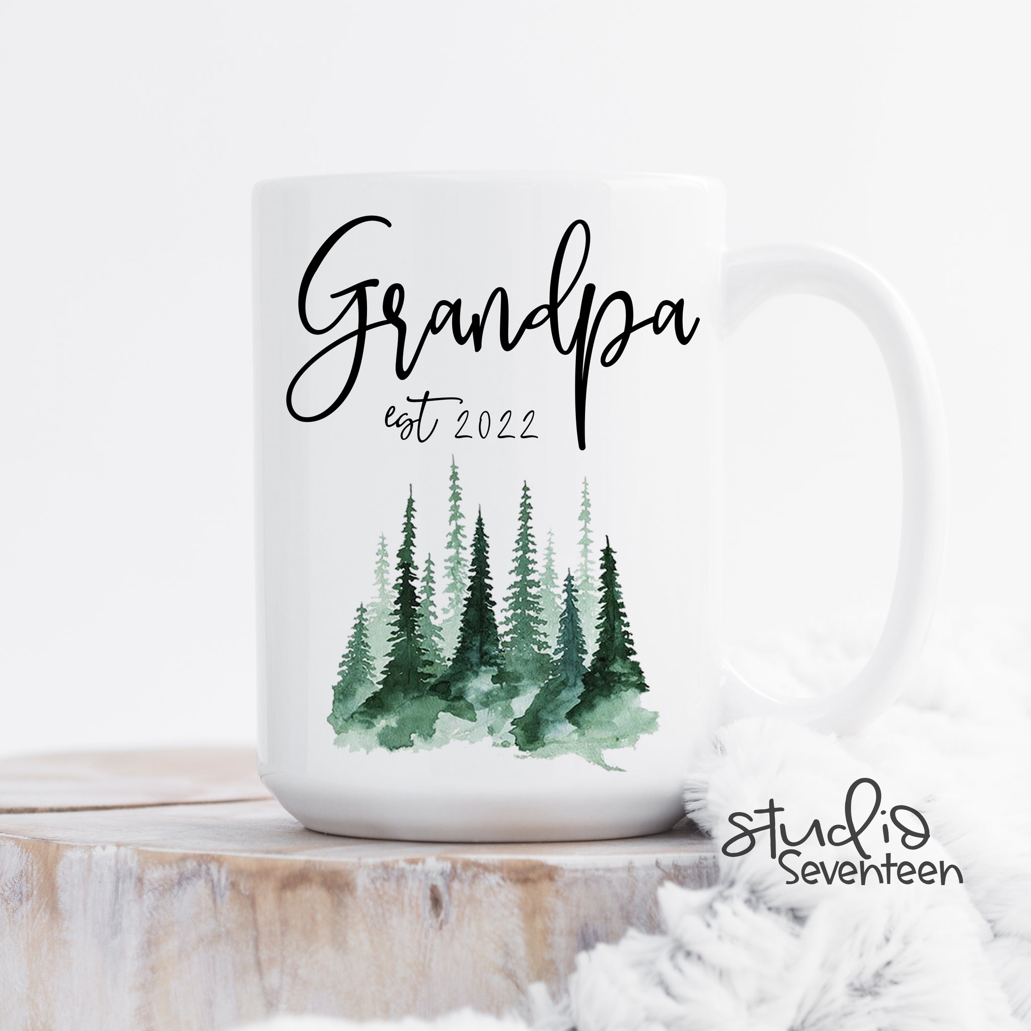 Grandpa Mug With Custom est. Year