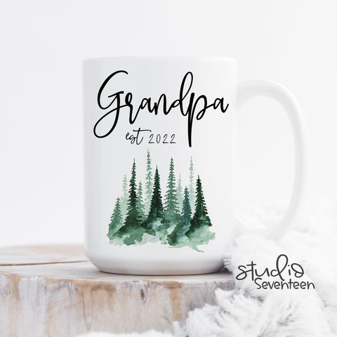 Grandpa Mug With Custom est. Year