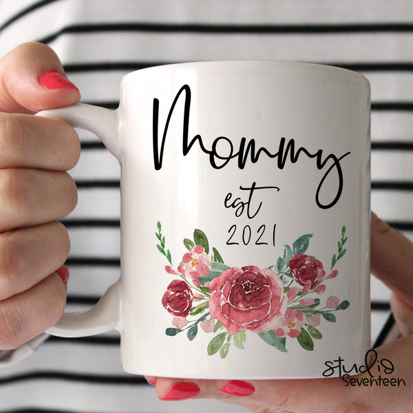 Mommy Mug Est. 2022 or Custom Year