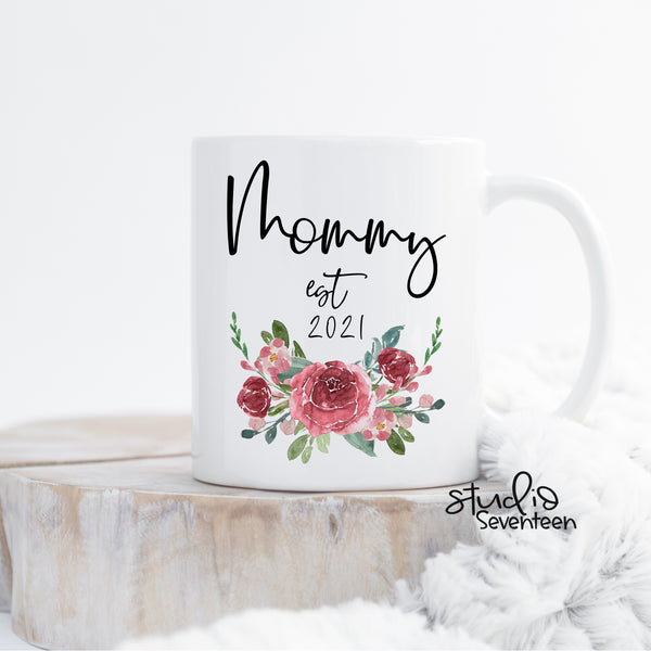 Mommy Mug Est. 2022 or Custom Year