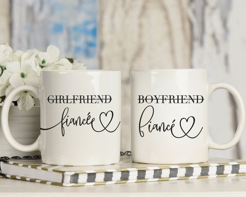 Engagement Gift for Couple, Fiance Mug, Engagement Mug, Wedding Gift, Fiance Coffee Cup, Fiance Tea Cup