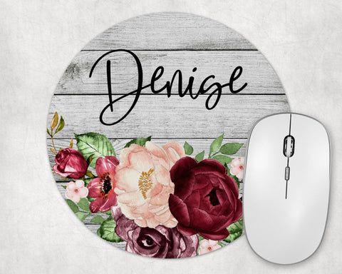 Personalized Mouse Pad, Office Decor, Round Mouse Pad, Office Supplies, Desk Accessories , New Job Gift
