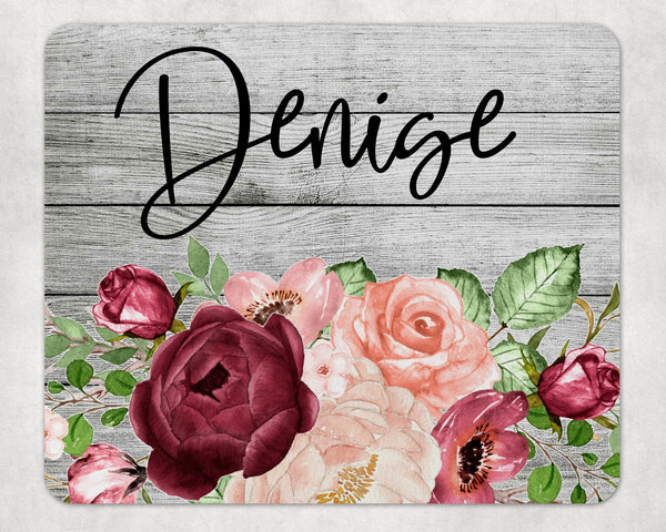 Personalized Mouse Pad, Office Decor, Rectangle Mouse Pad, Office Supplies, Desk Accessories , New Job Gift