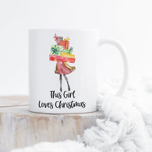 This Girl Loves Christmas Coffee Mug