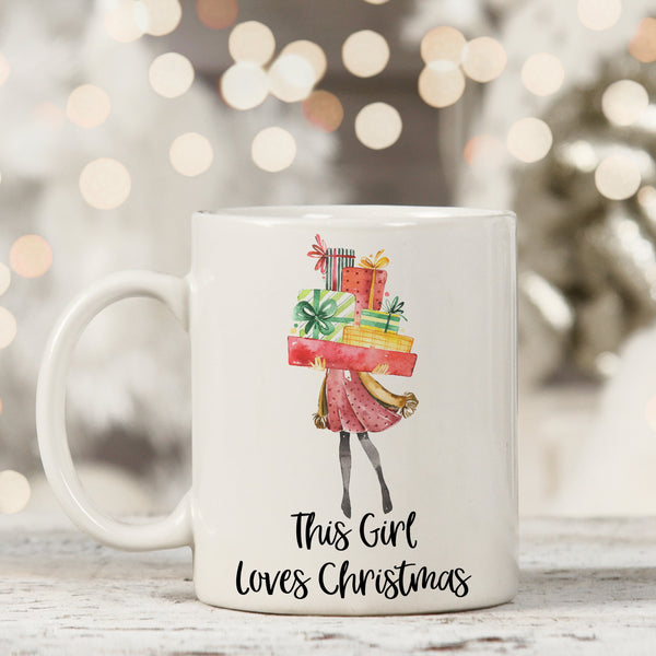 This Girl Loves Christmas Coffee Mug