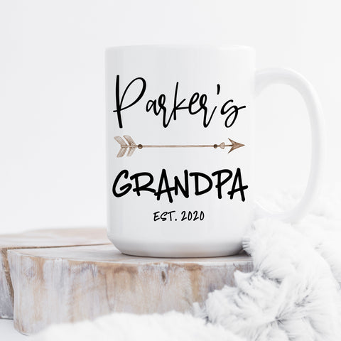 Grandpa Mug, Grandpa Gift, Future Grandpa, New Grandpa Gift, Custom Mug, Grandpa Coffee Cup, Grandpa Coffee Mug, Birthday Gift