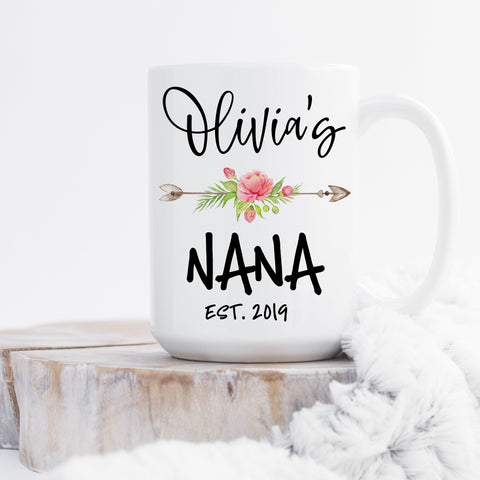 Nana Mug, Nana Gift, Future Nana, New Nana Gift, Best Nana Gifts, Nana Coffee Cup, Nana Coffee Mug, Birthday Gift