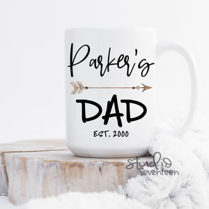 Dad Mug with Child's Name