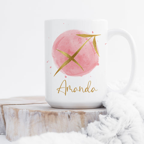 Sagittarius Coffee Mug, Sagittarius Constellation, Horoscope Gifts, Gift for Sagittarius, Zodiac Sign Mug, Astrology Gifts