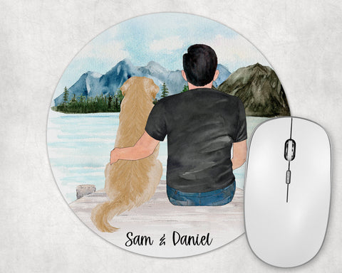 Custom Dog Dad Mouse Pad