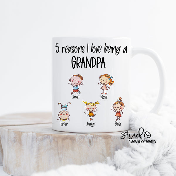 Personalized Grandpa Mug