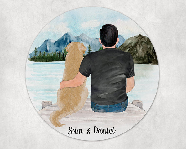 Custom Dog Dad Mouse Pad
