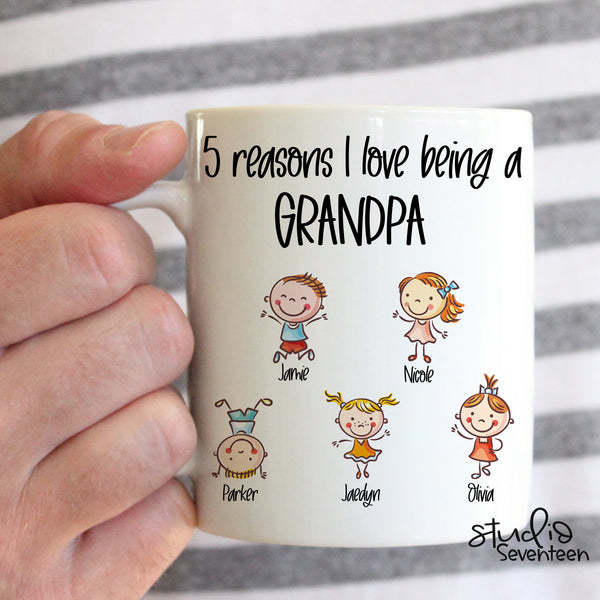 Personalized Grandpa Mug