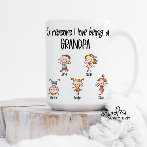 Personalized Grandpa Mug