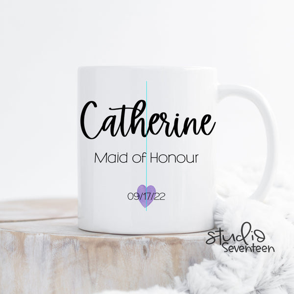 Personalized Maid of Honor Mug