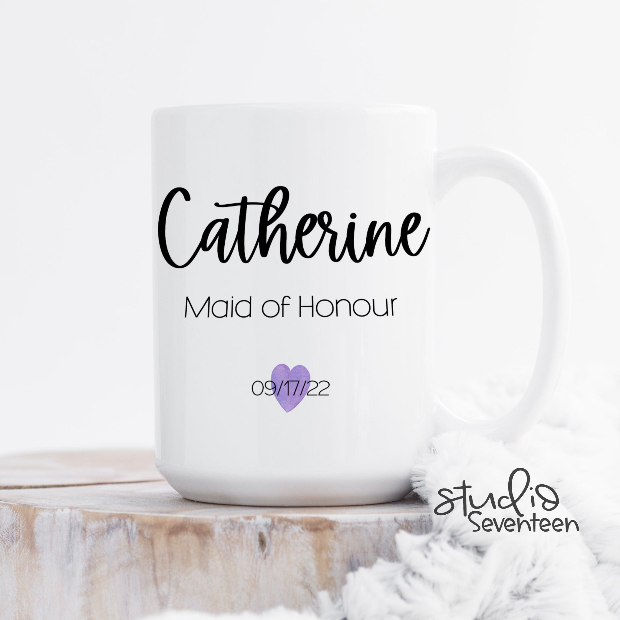 Personalized Maid of Honor Mug