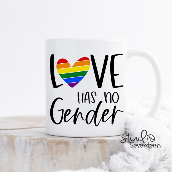 Love has no Gender Coffee Mug for Pride Month