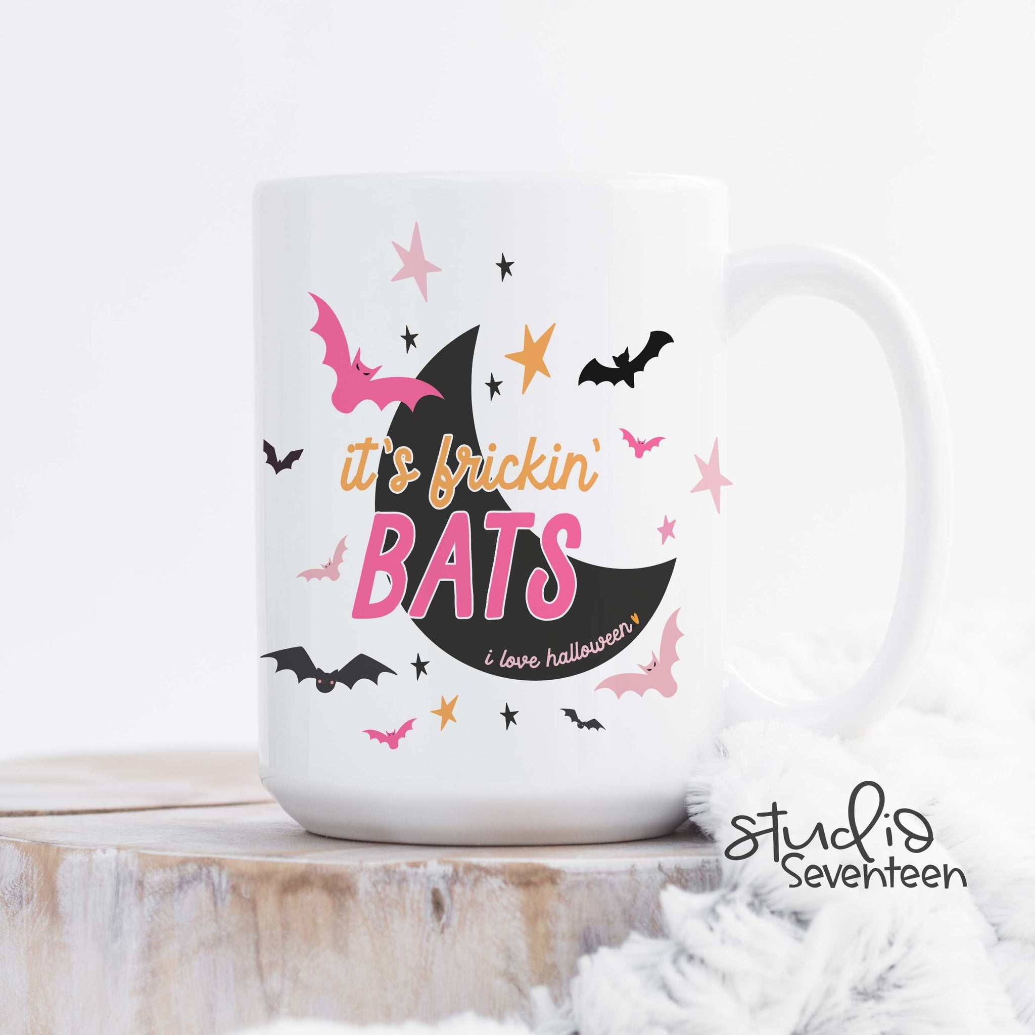 It's Fricken Bats I Love Halloween Coffee Mug