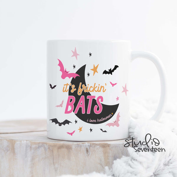 It's Fricken Bats I Love Halloween Coffee Mug